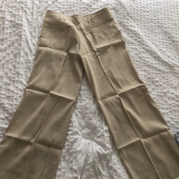 Ellie Tahari Flow-y Linen Blend Pants - Picture 4 of 7